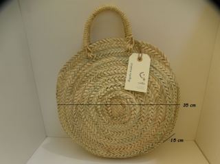 BOLSO ARTESANO PALMA ASA CORTA