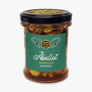 Miel Abellot de mil flores con pistacho (200 gr)