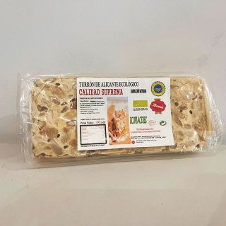 Turrón de Alicante ecológico (300gr)