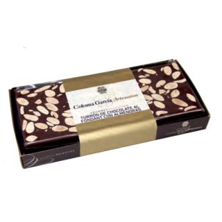 Turrón de chocolate con almendra(bandeja) 300g
