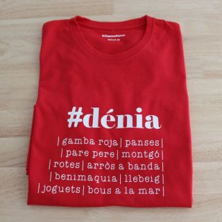 Samarreta #dénia roja XL