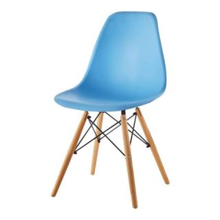 Pack 4 sillas Eames replica azules
