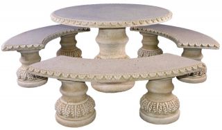 Comedor de hojas circular.