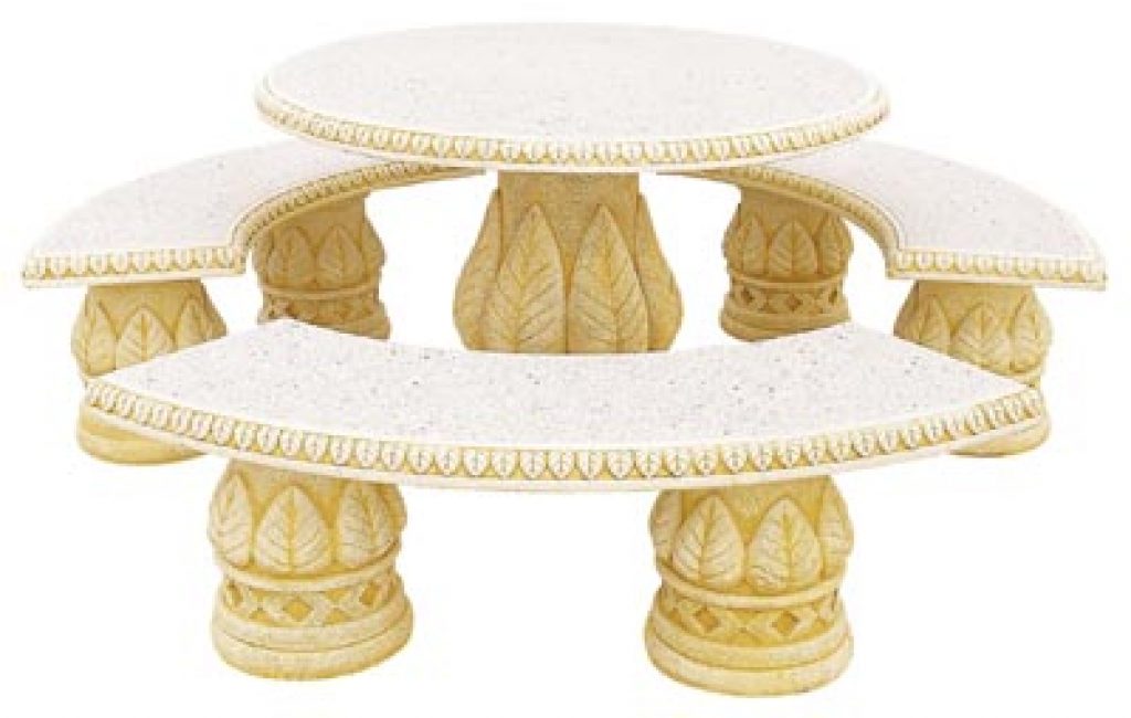 Comedor circular hojas pulido | El Magraner