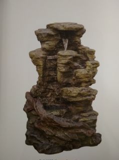 Fuente cascada rocas 98 cm.