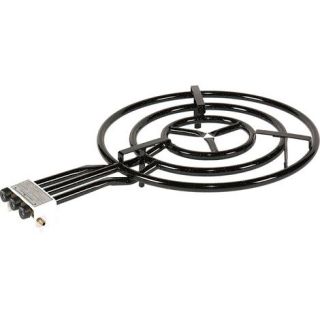 Paellero 600 MM a gas vitrificado 3 válvulas - Fc Don Benito