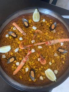 fideuà ( noodle paella)