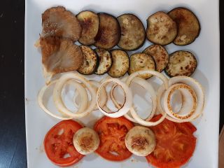 légumes grillés  à la plancha