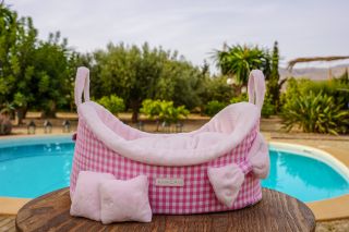 imagen CAMA VENECIA VICHY ROSA