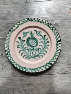 Plato postre Granada Verde