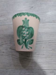 Vaso Granada Verde 8x8cms.