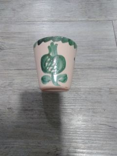 Vaso Granada Verde 7x7cms.