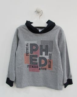 Camiseta manga larga con capucha para chico