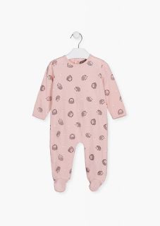 Pijama estampado de algodón para bebé niña