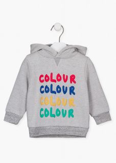 Sudadera con capucha y puños para bebé niño