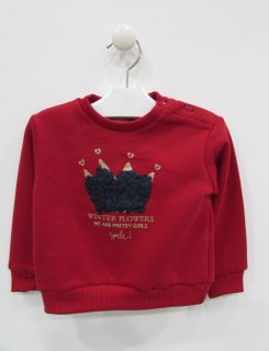 Sudadera corona para niña