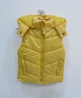 Chaleco acolchado con bolsillos delanteros con tapeta para niño