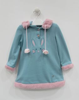 Vestido Nekenia con capucha para niña