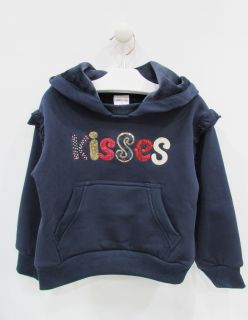 Sudadera con capucha y bolsillo canguro para chica