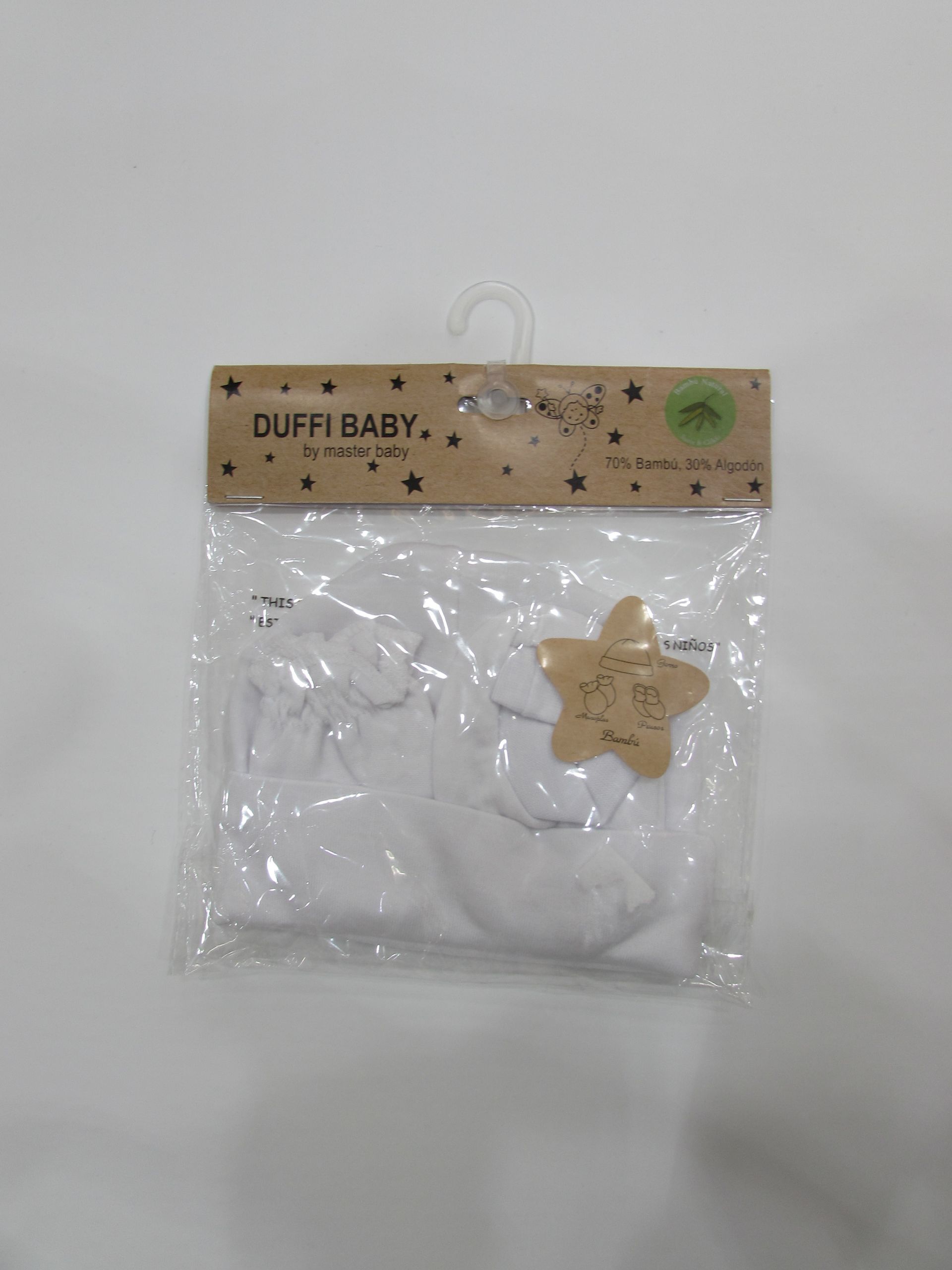 Set Regalo 3 piezas Blanco bolsa