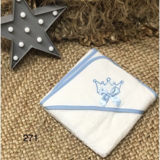 Capa baño Corona Celeste bebé