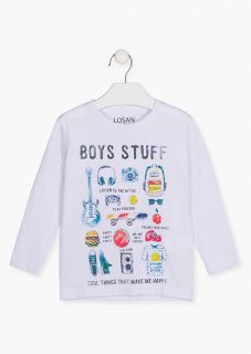 Camiseta con diferentes estampados para niño