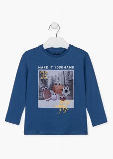 Camiseta con estampado fotográfico para niño