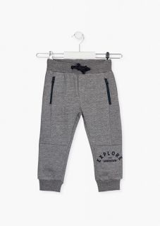 Pantalón con bolsillos con cremallera en el delantero para niño