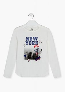 Camiseta con estampado de foto para chica