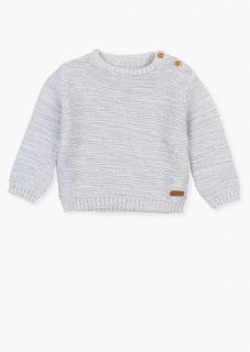 Jersey de punto bicolor para bebé niño