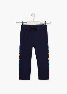 Pantalón con bolsillos de ojal en el delantero para niña