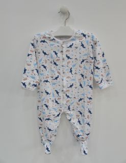 Pijama manga larga dinos para bebé niño