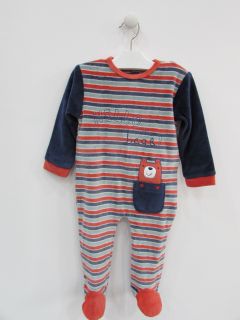Pijama manga larga terciopelo para bebé niño