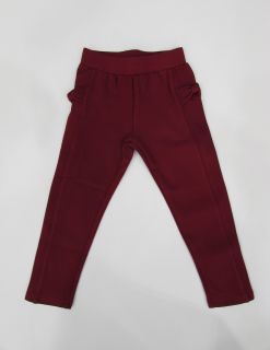 Leggin liso con volantes para niña