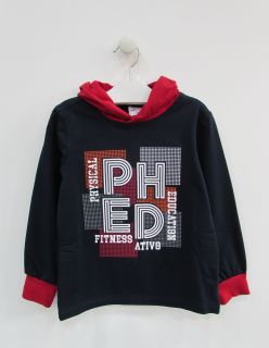 Camiseta con capucha para niño