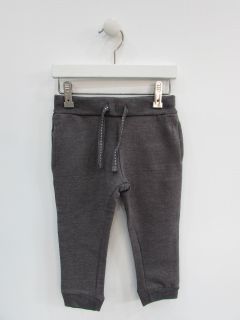 Pantalón de felpa con cordón en cintura para niño