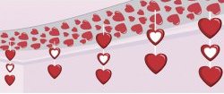 imagen Decoración para el techo corazones.