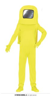 Disfraz de astronauta amarillo