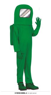 Disfraz de astronauta verde