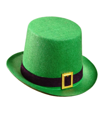 Sombrero chistera verde