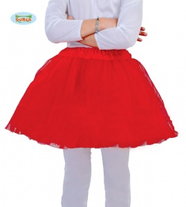 tutu rojo infantil