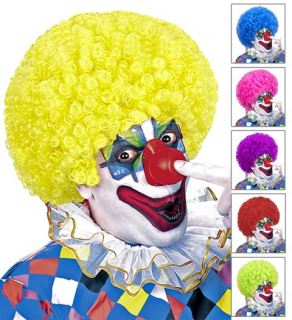 imagen Peluca payaso colores
