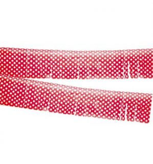 Flecos rojos con lunares