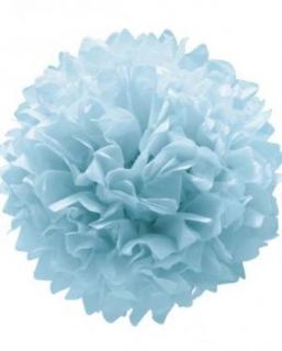 imagen Pompon azul pastel (set 3 und)