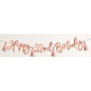 Guirnalda letras happy birthday