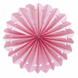 Abanico rosa de papel
