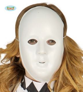 Careta blanca entera