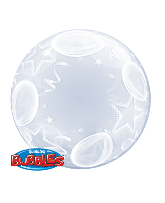 Globo bubble globos y estrellas