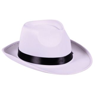 imagen Sombrero gangster blanco
