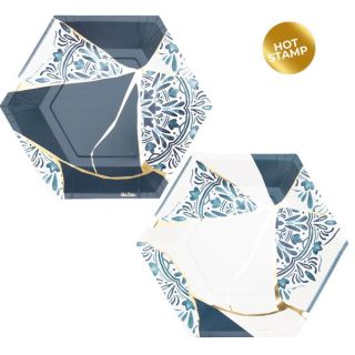 imagen Platos Kintsugi blue